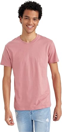 DeFacto Erkek Slim Fit Bisiklet Yaka Basic Ti rt