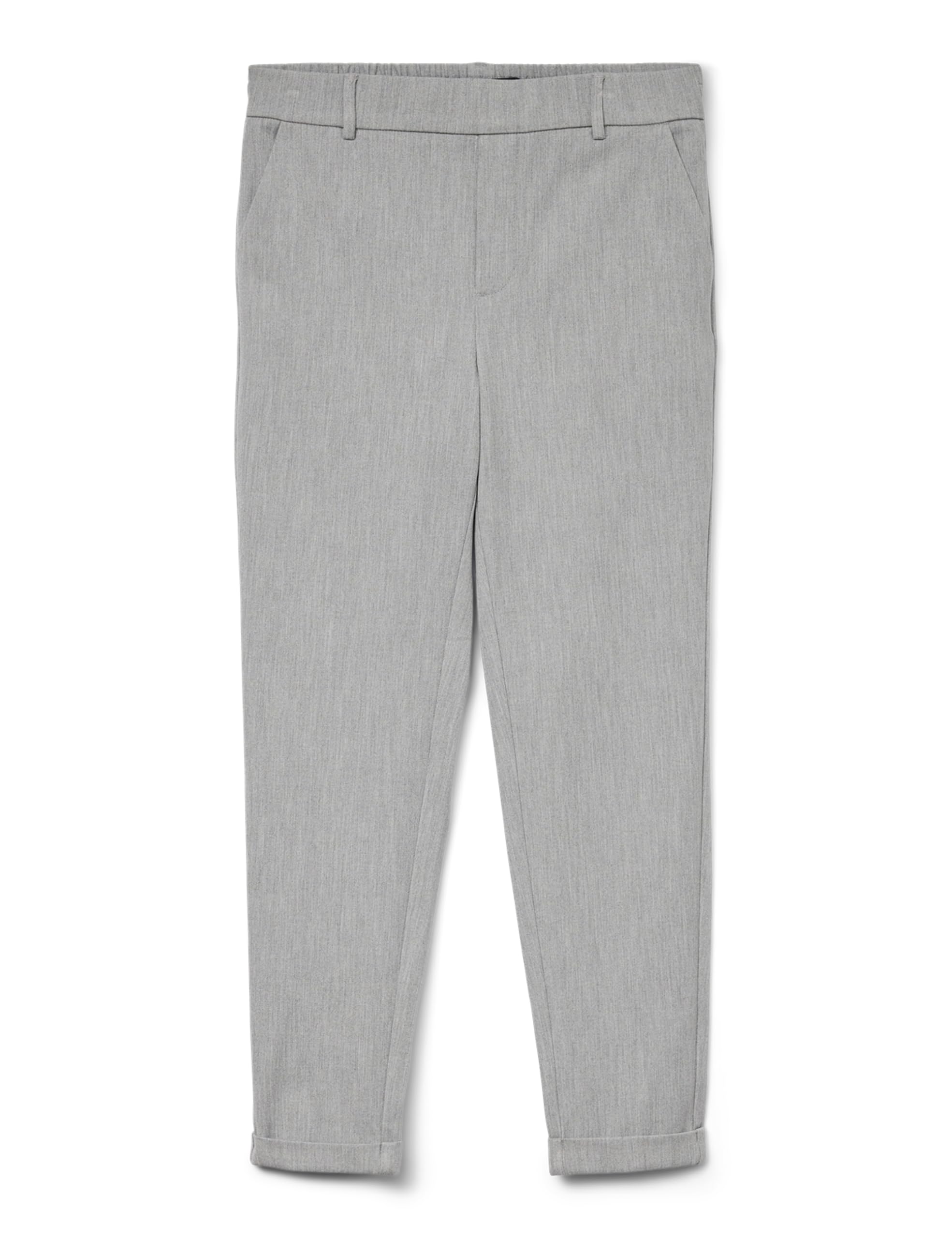 Vero Moda Women's Vmmaya Mr Loose Solid Pant Noos Pants , Light Grey Melange,M / 32L
