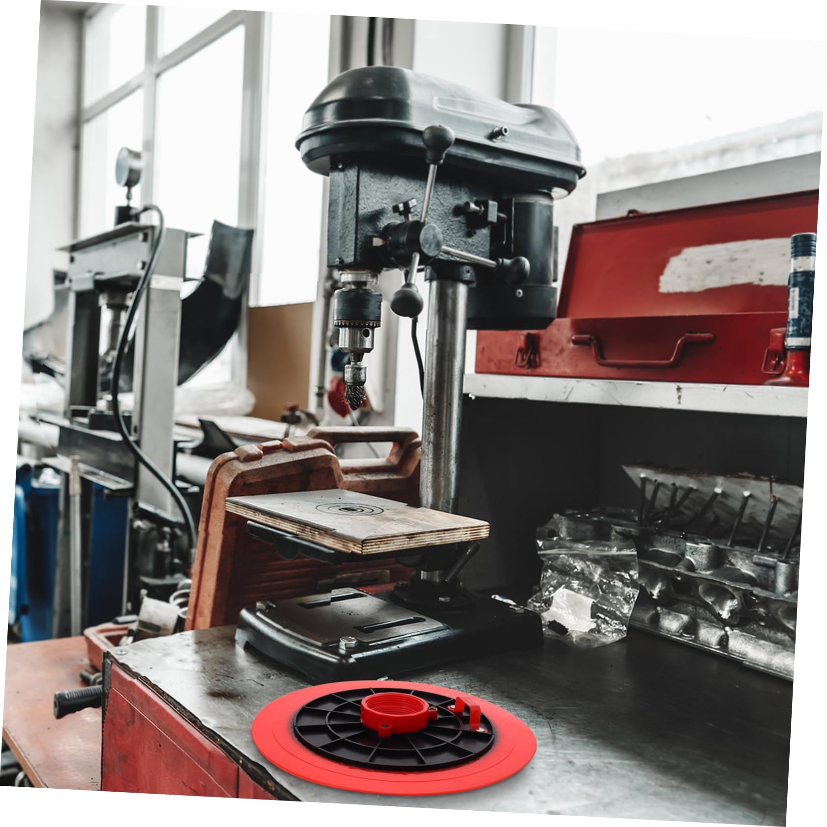 Amosfun Piastra Compatibile di Aspirazione Olio Manuale Ventosa in Plastico e Versatile per Aspirazione del Grasso Efficiente per Manutenzione Veicoli
