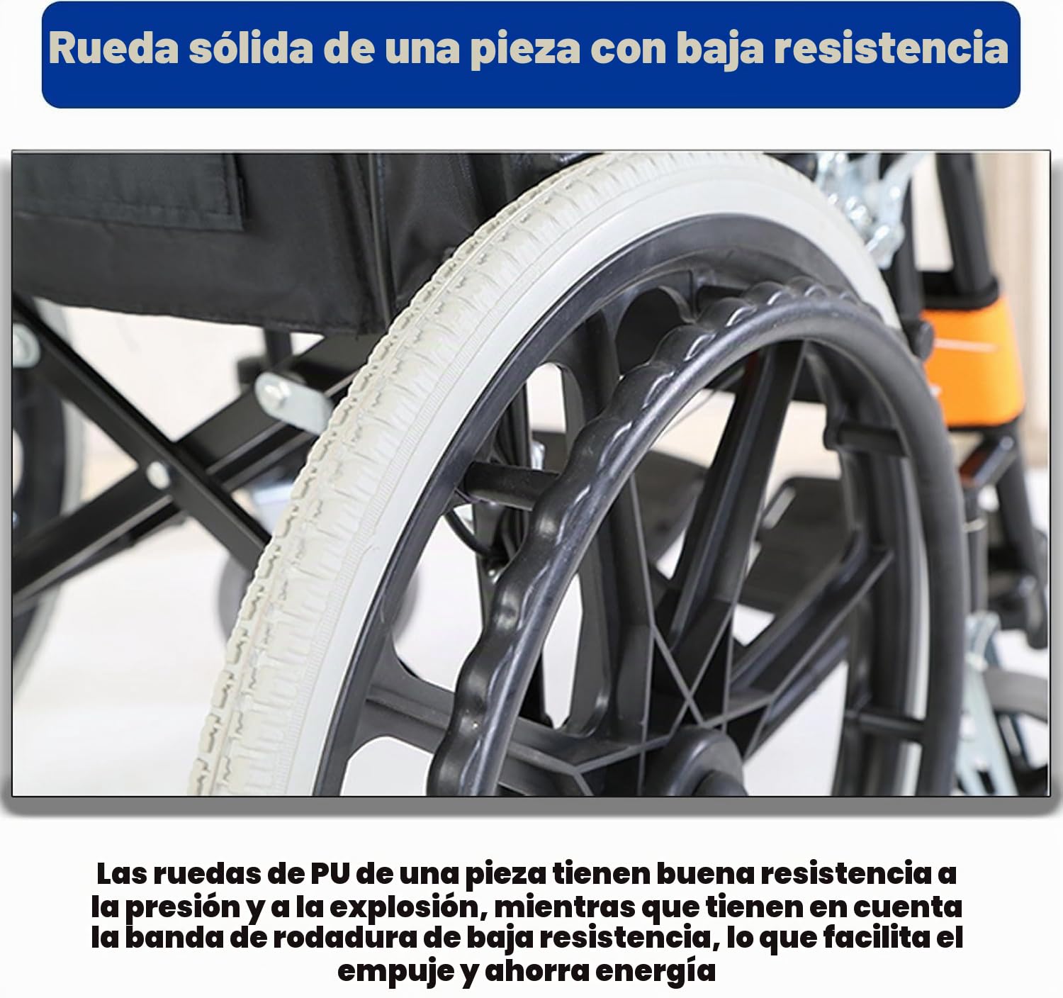 Silla De Ruedas De Transporte Liviana Plegable,Capacidad De Carga 150 Kg,Silla De Ruedas Ligera Y Plegable con Freno De Tambor,con Autopropulsión,Silla De Ruedas De Viaje Black
