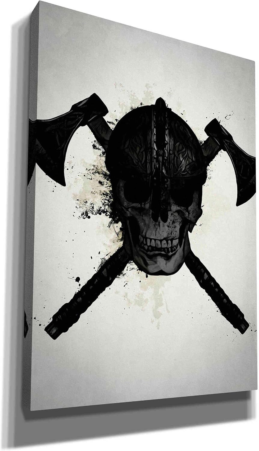 Cortesi Home 'Viking Skull' by Nicklas Gustafsson, Canvas Wall Art, 18"x26"