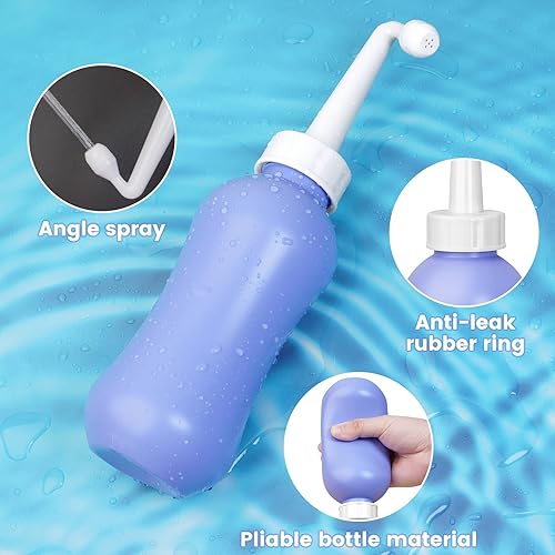 Miniatura 3 de Botella Peri de 152fl oz para el cuidado posparto paquete de 2 botella de peri posparto boca abajo para recuperación perineal y limpieza después del