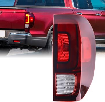 Right Passenger Side Tail Light LED Rear Lamp Compatible for 2017-2023 Honda Ridgeline With Bulbs RH 33500-T6Z-A03 33500T6ZA03
