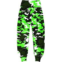 Girls Neon Ali Baba Camo Harem Dance Pants New Kids Vibrant Trousers Age 5-14 Yr