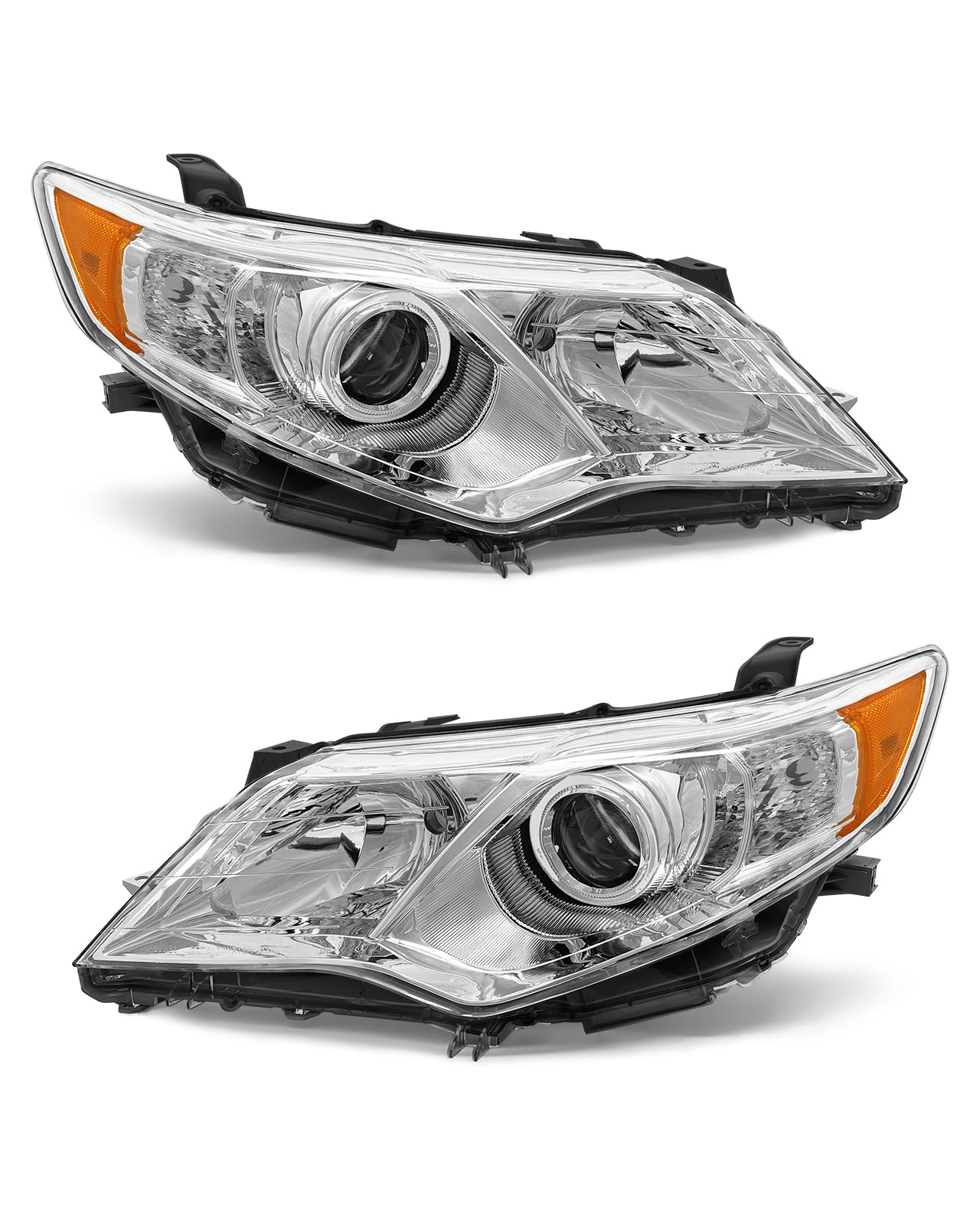 ADCARLIGHTS Headlights for 2012-2014 Camry Chrome Mid