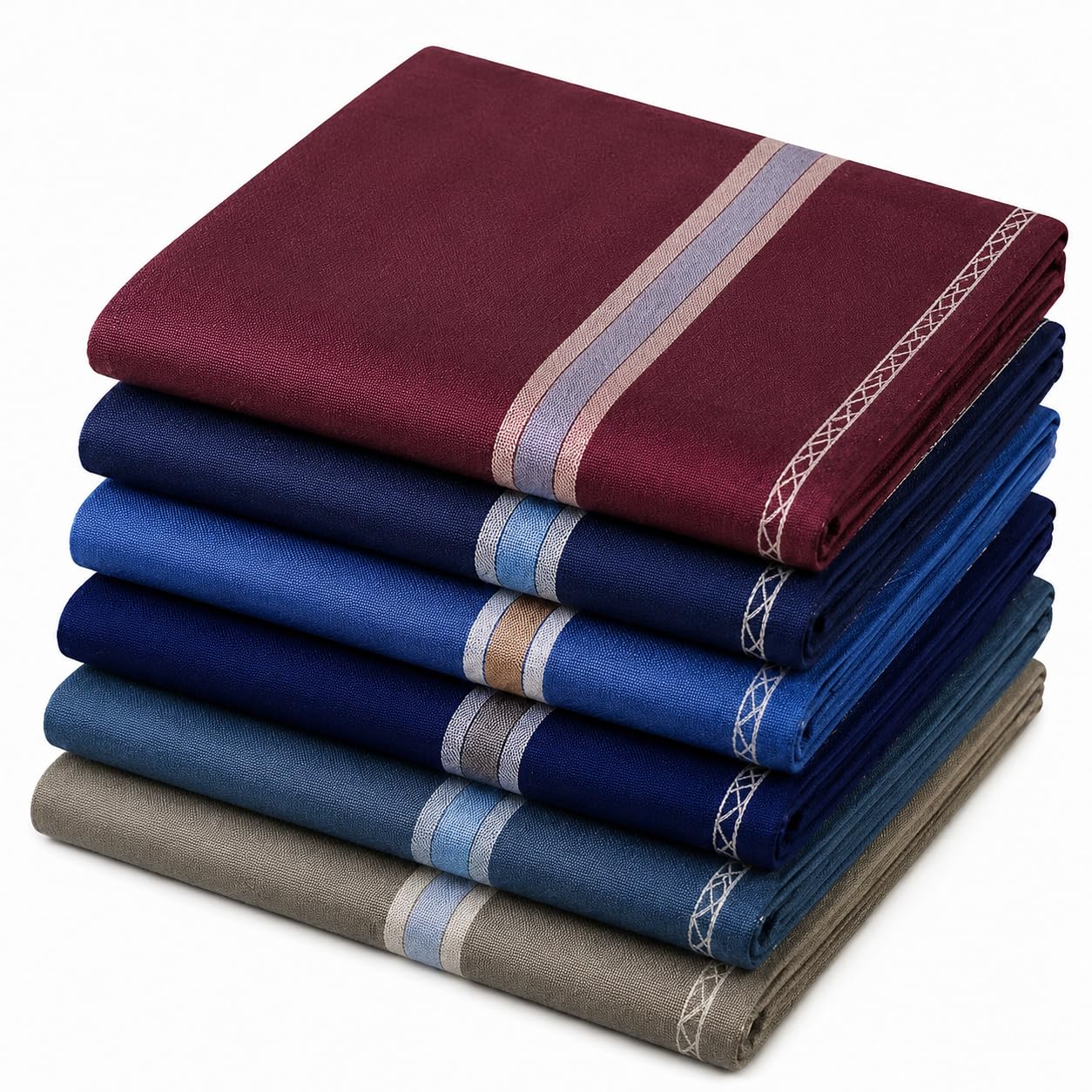 ally vinny gents handkerchief, pack of 6-picture-32