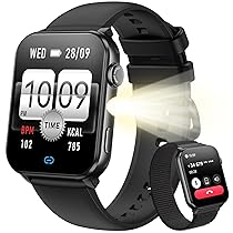 Blackview Smartwatch Uomo Donna, Effettua e Rispondi alle Chiamate,1,91” Orologio Intelligente 100+ Modalità Sportive, Sonno, Cardiofrequenzimetro, SpO2,  Torcia per Android IOS