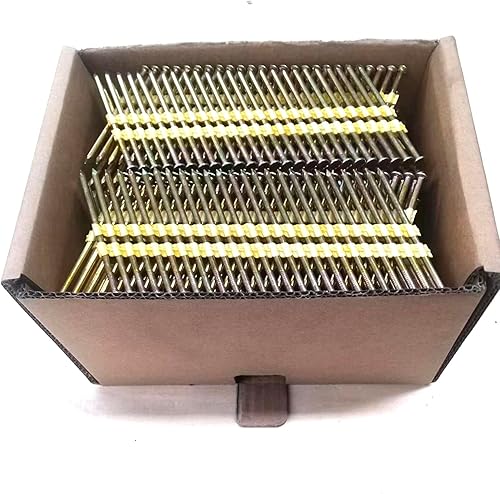 Vista 15 de BHTOP Clavos de marco de 2 pulgadas, uñas de plástico con mango liso de 21 grados EG para enmarcar clavos, 2 x .113 (1000 por caja)