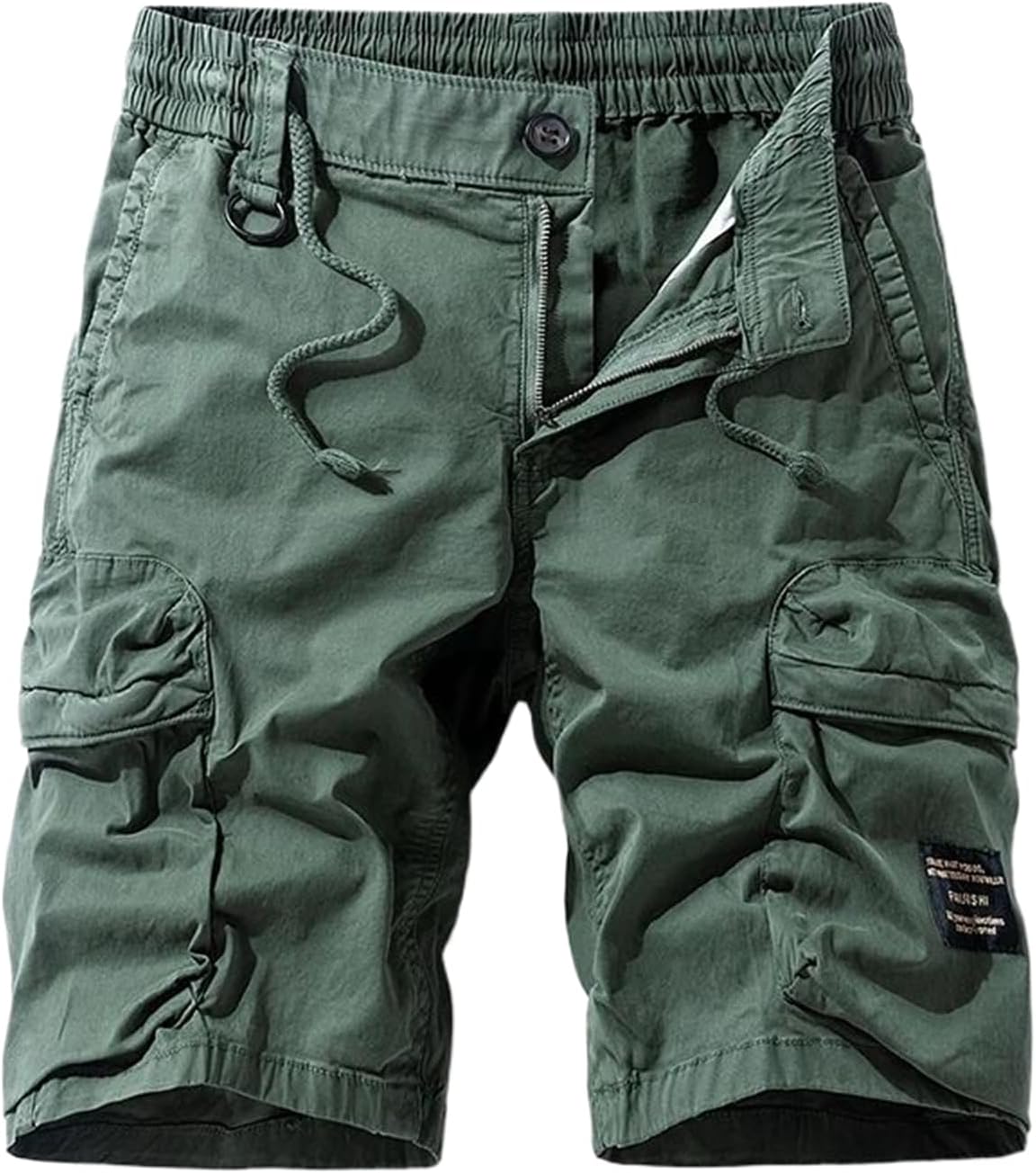 Summer Men Cargo Shorts Casual Cotton Multi Pocket Mens Jogger Pants Beach Shorts