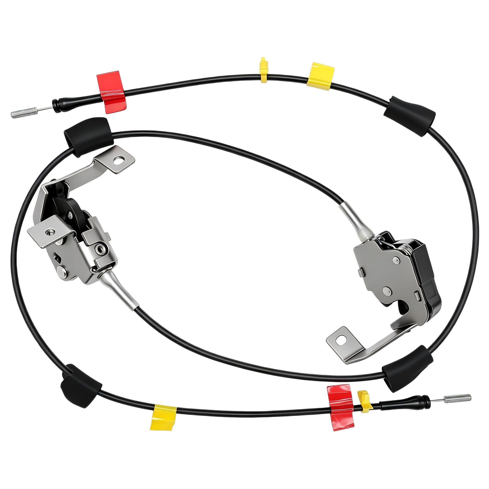 HiSport 6L3Z-18264A27-A 6L3Z-18264A26-A Door Latch Cable Rear Left &amp; Right