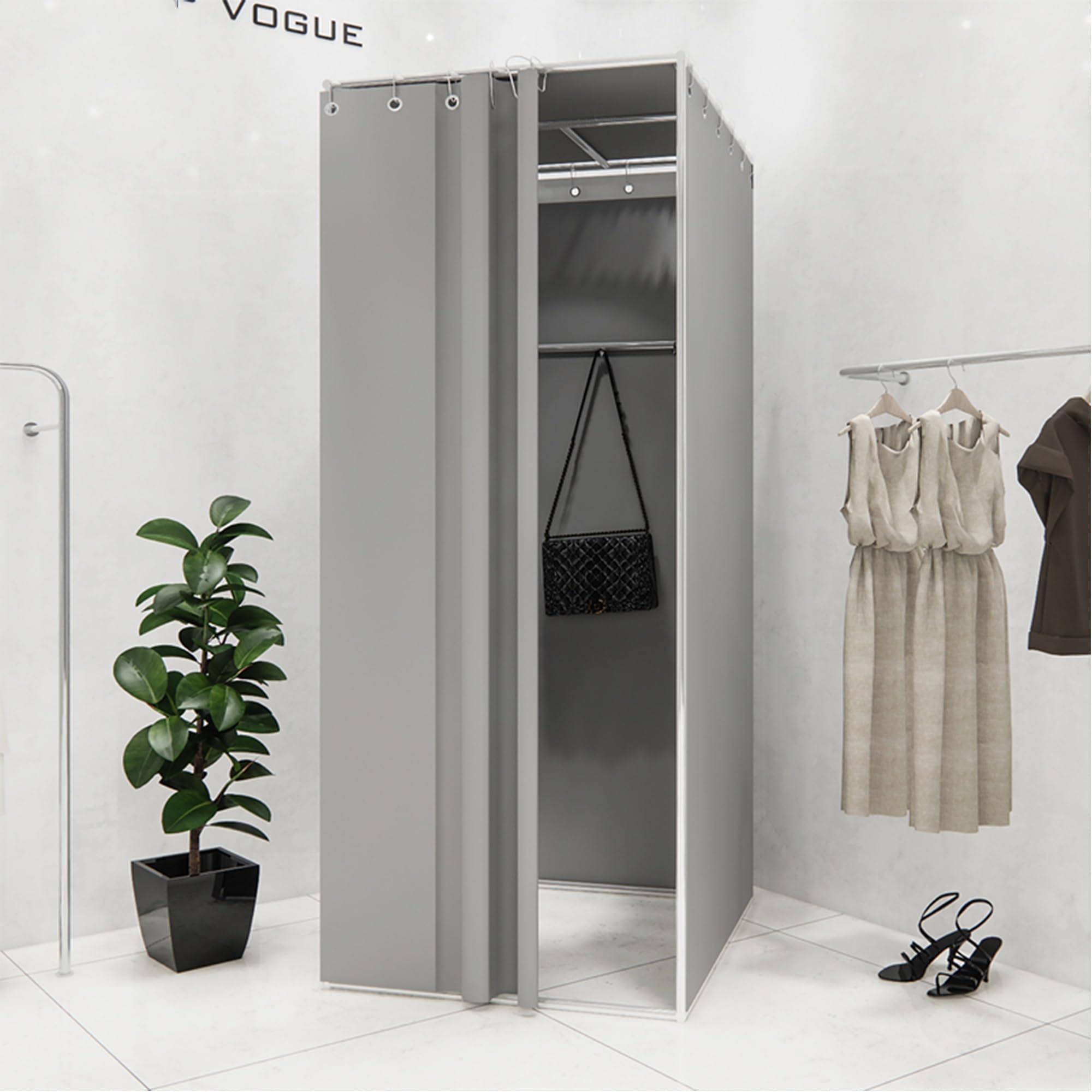 Amazon.co.jp: 更衣室 簡易,フィッティングルーム,試着室,部屋 仕切り