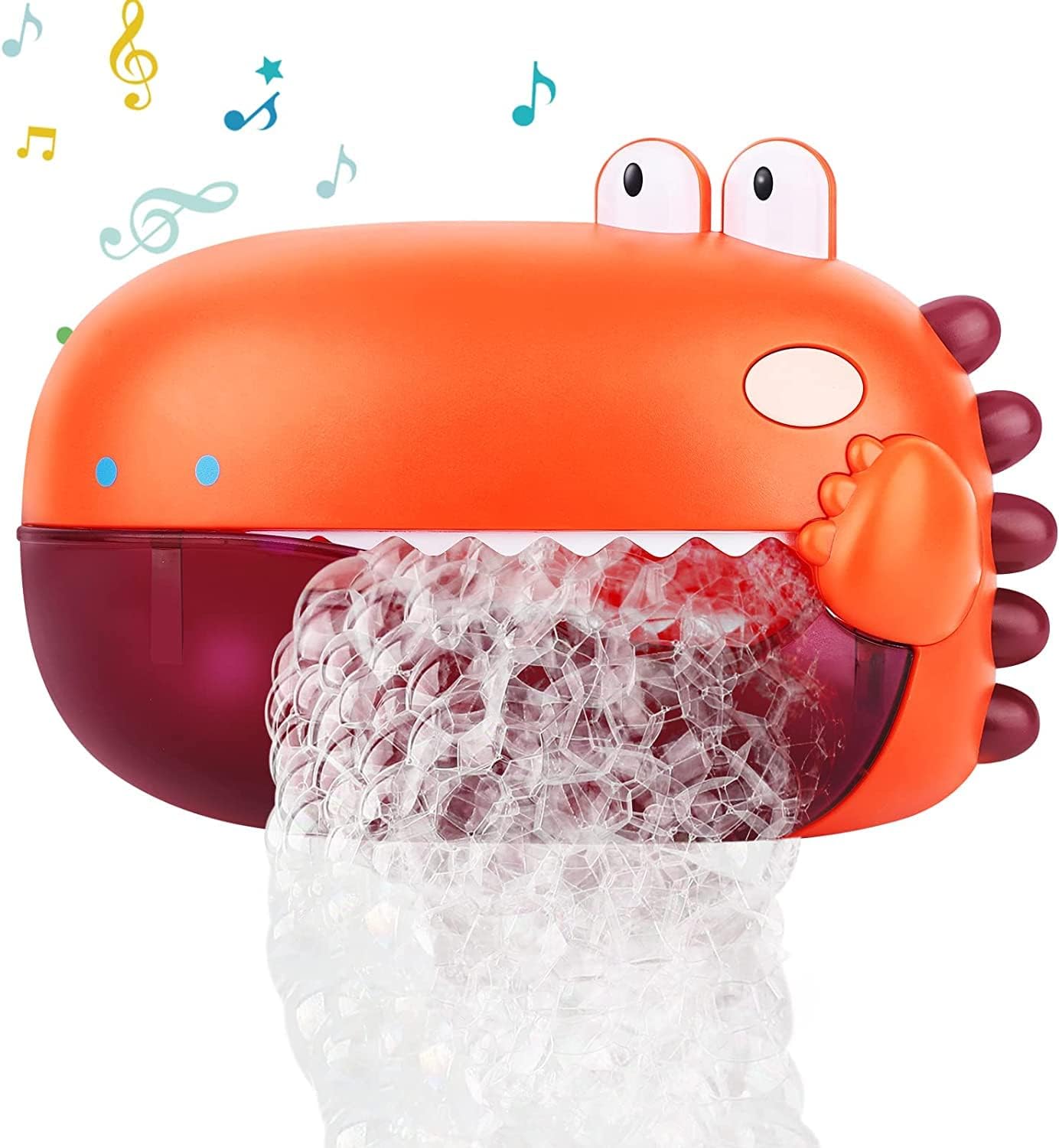 Bubble Bath Toys,Toddler Bath Bubble Machine,Bath Toys,Bathtub Toy Dinosaur, Bathtime Shower Bath Wall Toy, Bubble with 12 Songs, Gift for Baby Toddlers