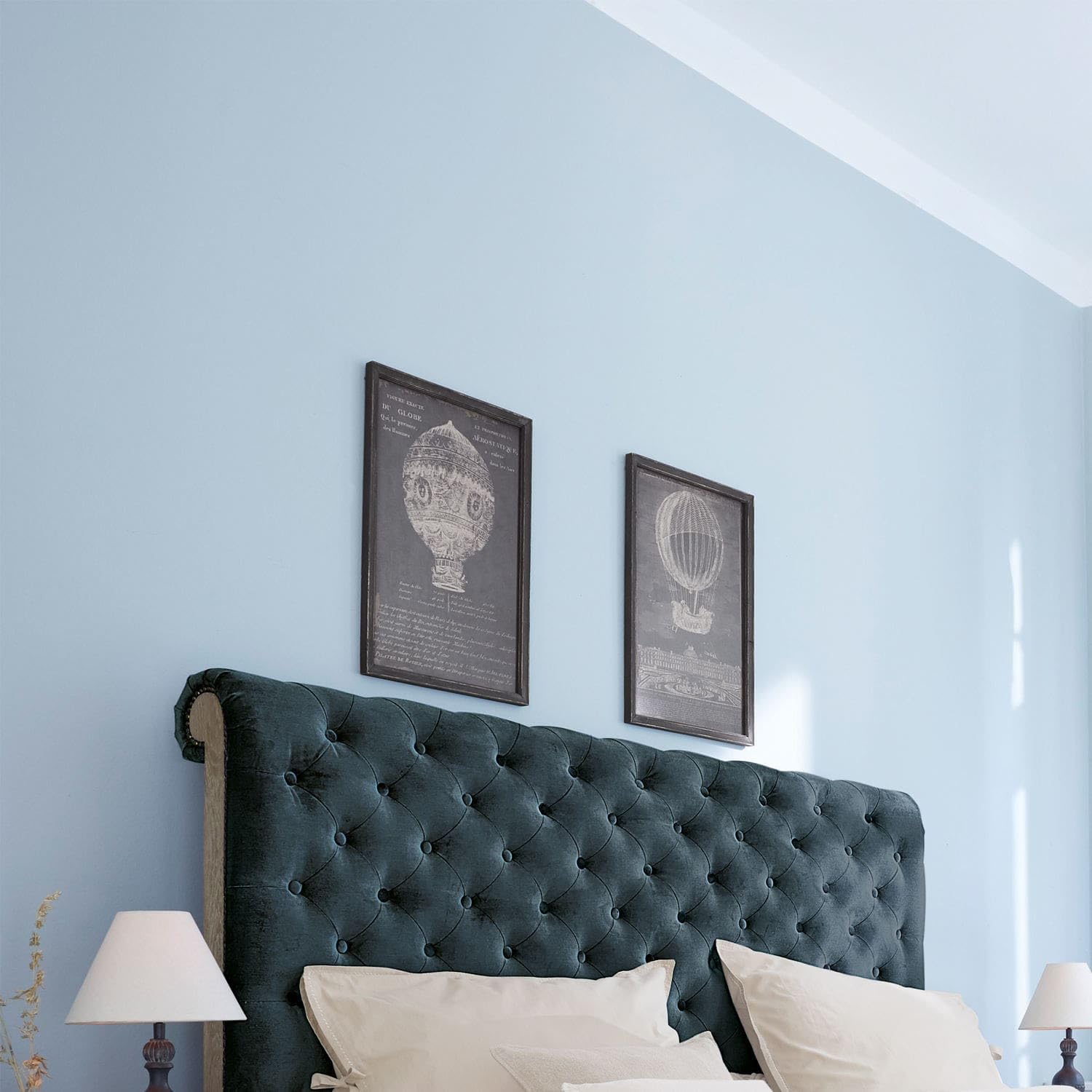 Loberon Ortarsis Coppia di Quadri - Delicate Stampe Vintage - Motivi da Sogno, Nero