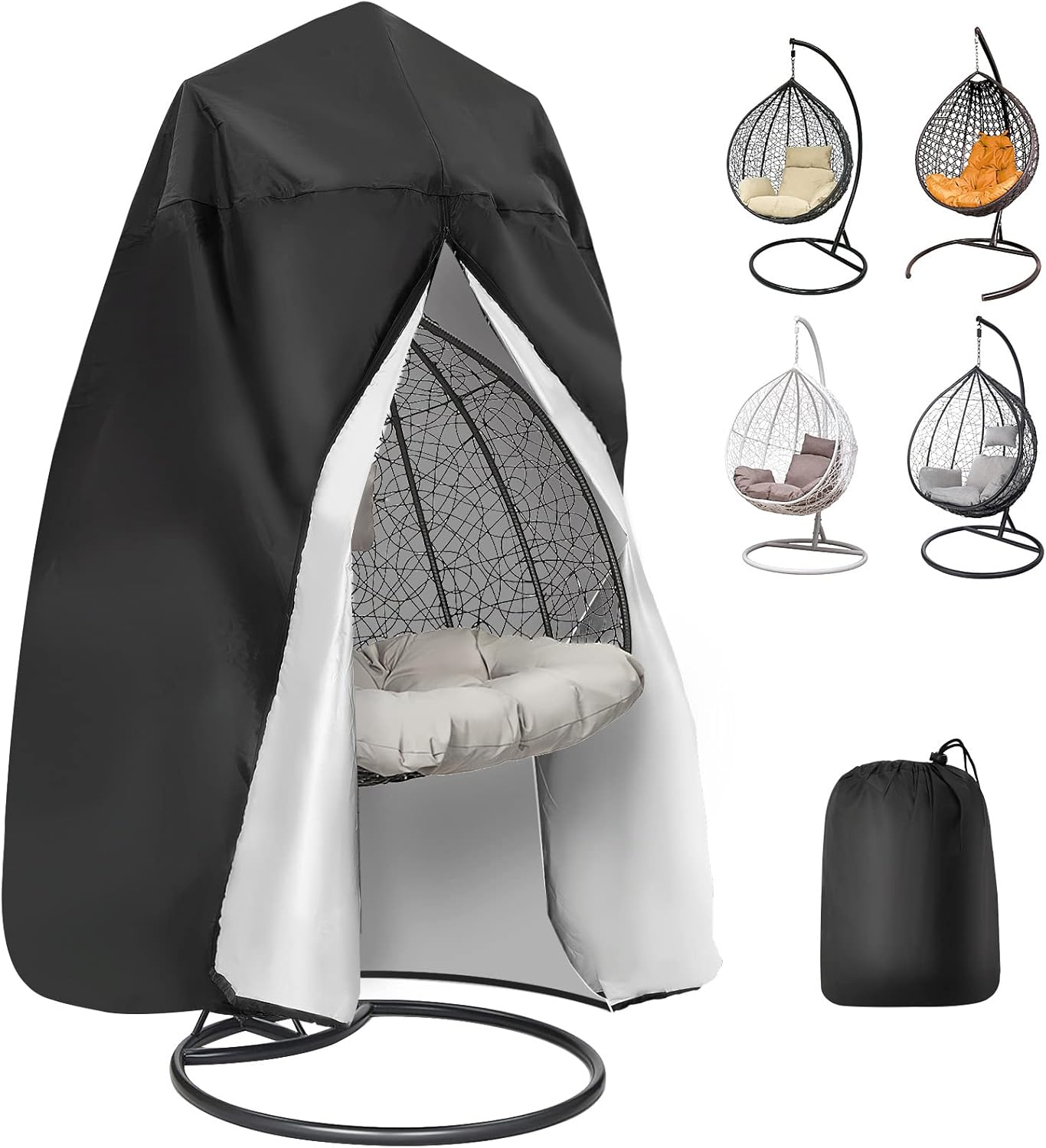 Youyijia Egg Chair Cover 115x190cm Waterproof Heavy Duty Hanging Egg