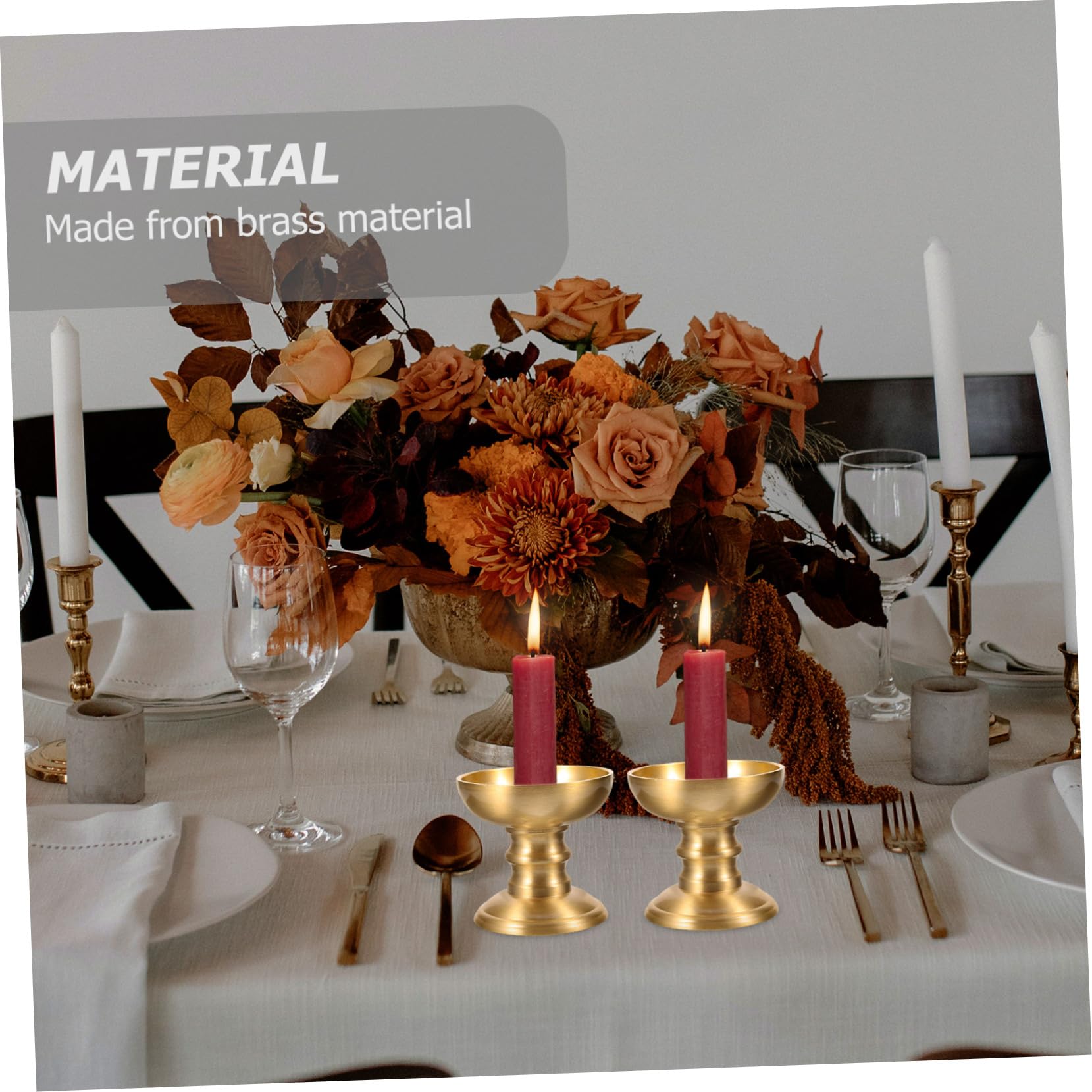 LIFKOME 1piezas Portavelas De Antiguo para Soporte para Votiva Decoración Religiosa para y Casa
