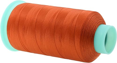 Miniatura 650 de Mandala Crafts Hilos de coser resistentes de nailon consolidado, hilo para tejer jeans de cuero, hilos de tapicería marina al aire libre, Beige