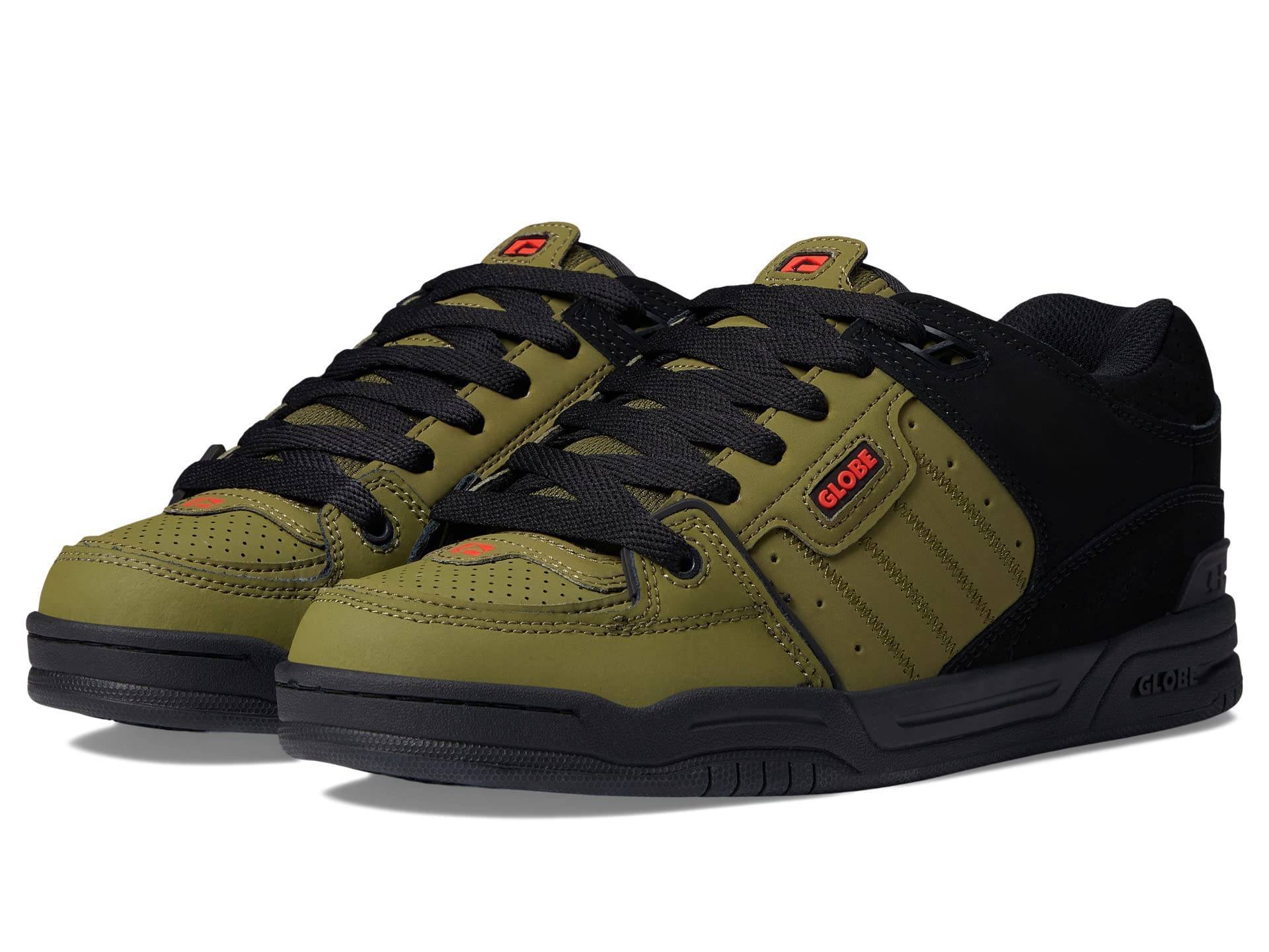 Globe Fusion Olive/Black/Red 11.5 D (M)