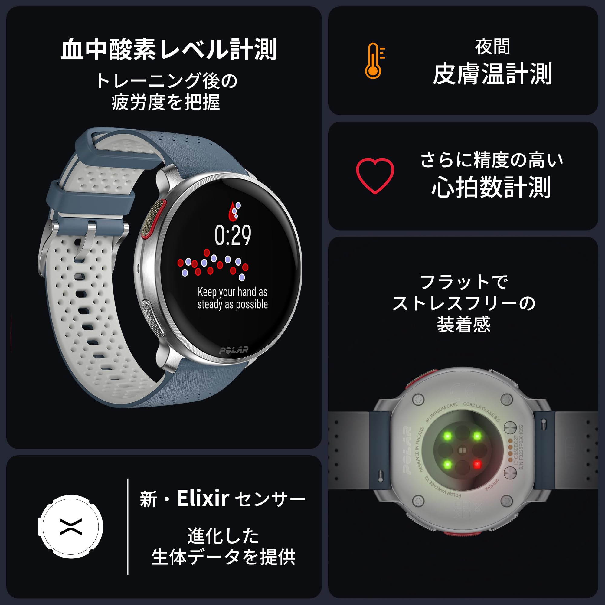 Amazon | POLAR (ポラール) ヴァンテージ V3 （ Polar Vantage V3 ） 2