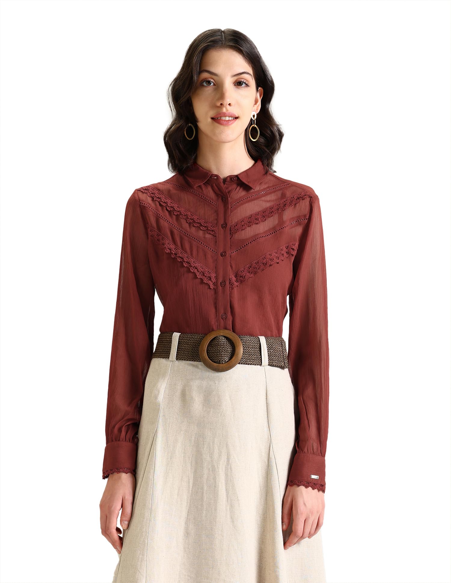 Women's Cotton Solid Regular Fit Shirt-image-39