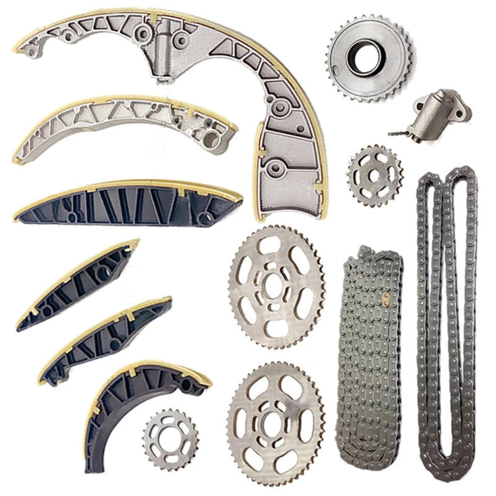 1 Juego Piezas Kit Cadena Distribución Motor 059103333F Diésel 3.0L CVUA Para A4 Para Allroad Para Quattro A5 A6 C7 A8 Q5 8R Q7 Kit de cadena de distribución de motor de automóvi
