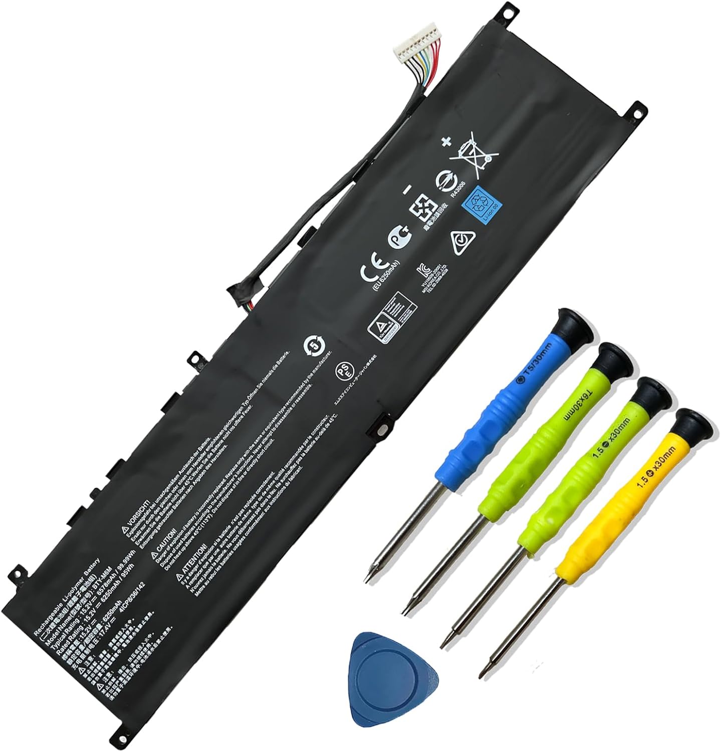 BTY-M6M Laptop Battery Replacement for MSI GS66/GE66/GE76/WS66