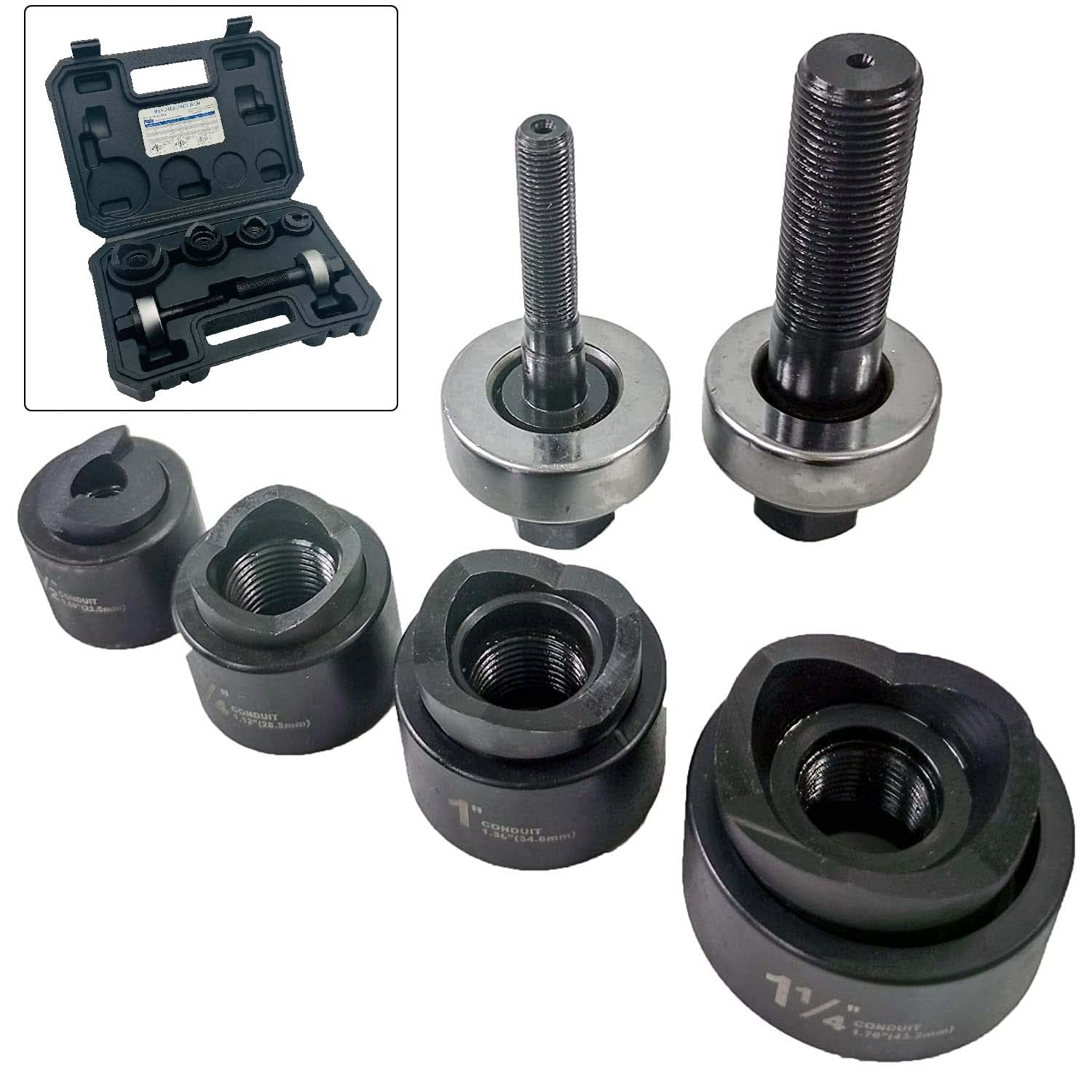 Buy IBOSAD Manual Knockout Hole Punch Driver Kit 1/2",3/4",1",11/4