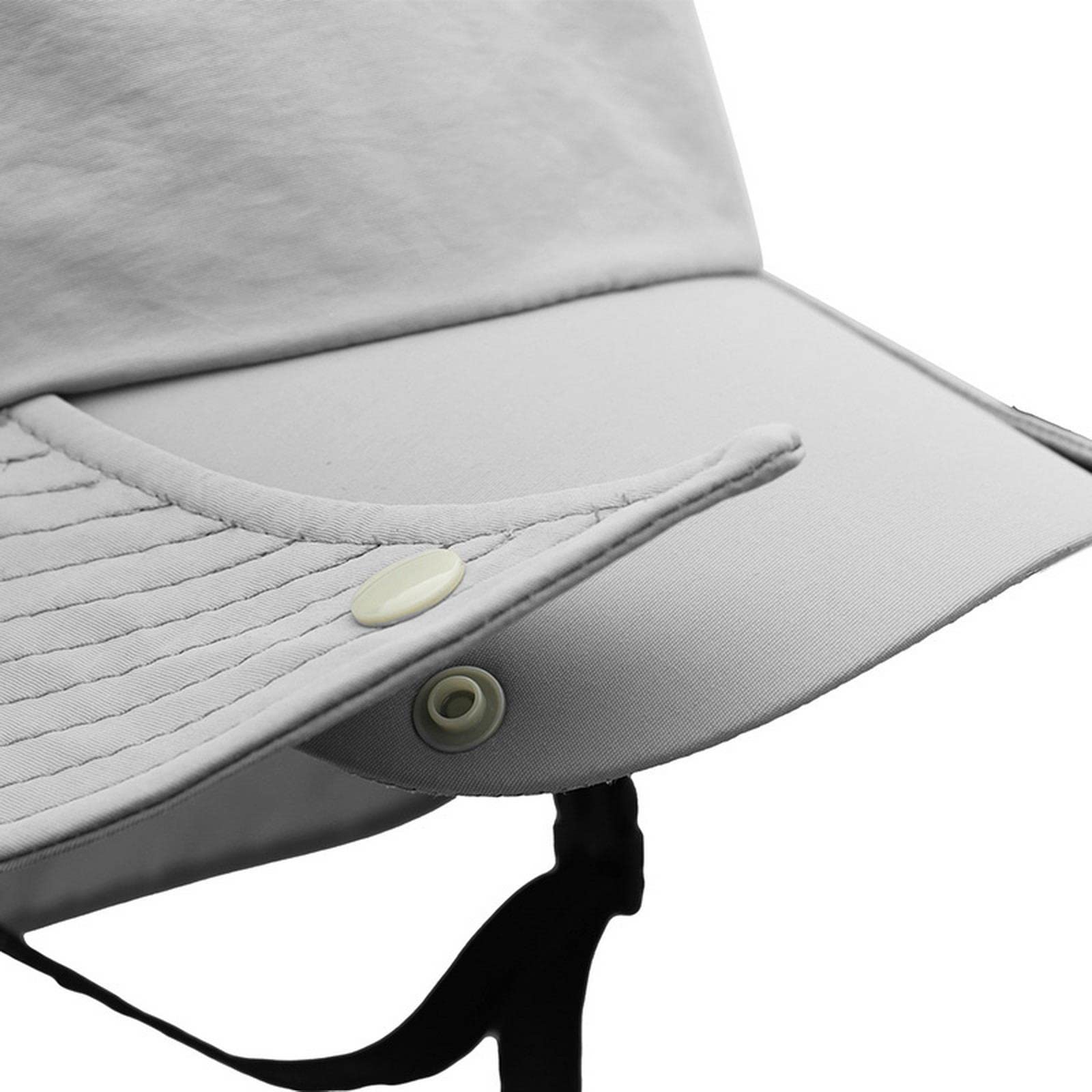 MOGSA Sombrero de pescador para hombre, sombrero de surf en ala transpirable, sombrilla, playa, sombrero fresco a prueba de viento
