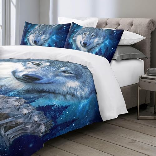 Miniatura 2 de Sleepwish Juego de ropa de cama de tortugas marinas, juego de cama de tortugas de playa de 3 piezas, juego de cama de tortuga verde azulado, azul