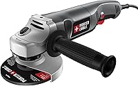 PORTER-CABLE PC750AG 4-1/2 Inch Angle Grinder, 7.5 Amp, 10,000 RPM - Durable Cast Metal Gearbox for Cutting & Grinding