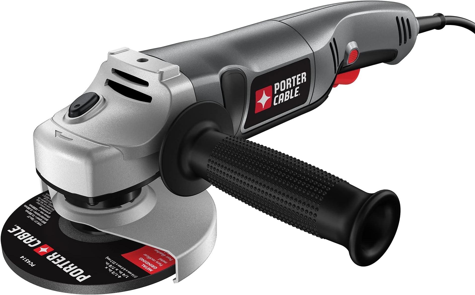 PORTER-CABLE Angle Grinder Tool, 4-1/2-Inch, 7.5-Amp (PC750AG)