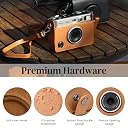 ZORBES® PU Case for Fujifilm Mini EVO Instant Camera Anti-scratch Fashion Vintage Brown Protective Case for Fujifilm Mini EVO with Removable Shoulder Belt gallery image