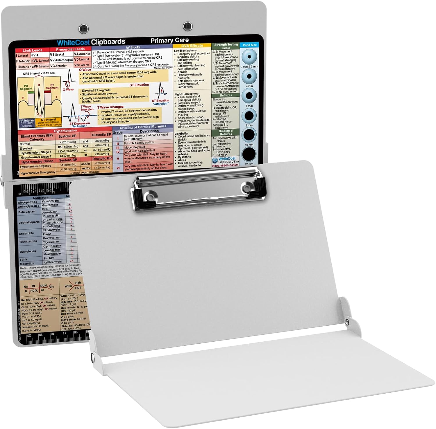 Whitecoat Clipboard® - Primary Care Edition (Teal, Bifold)