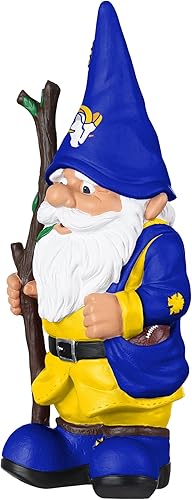 Vista 94 de NFL Team Logo Holding Stick Garden Statue Outdoor Gnome 2-Varios