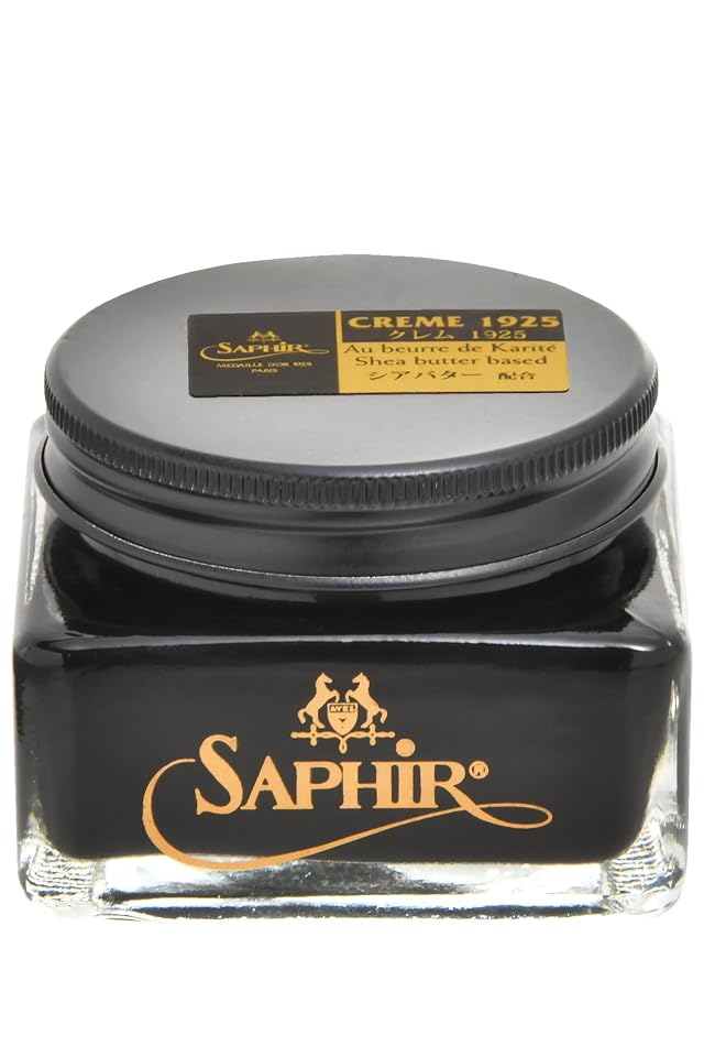 Saphir Medaille dOr Pommadier Cream 75ml Natural Cream Leather Shoe Polish Leather Conditioner for Boots Handbags