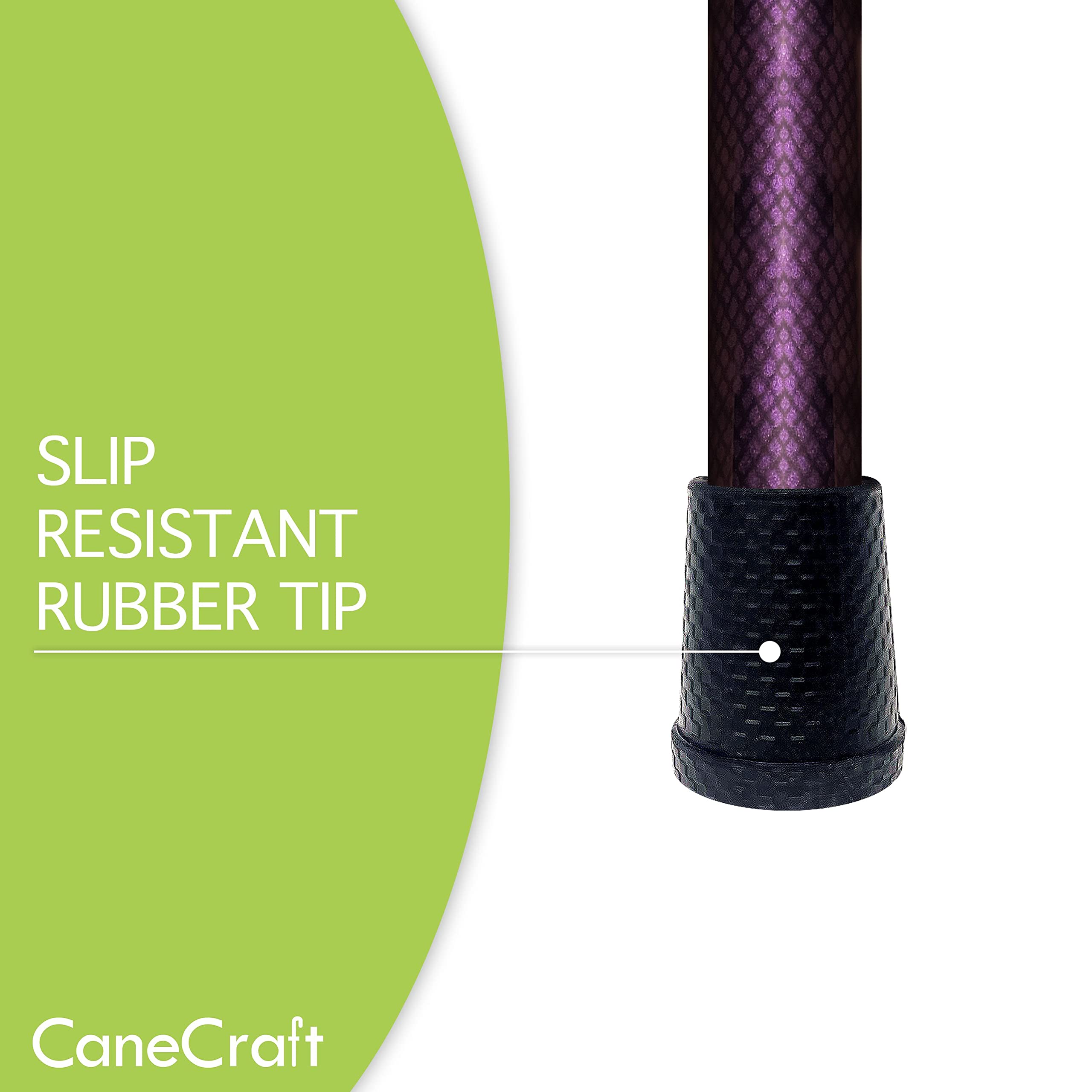 Bastón Plegable de Fibra de Carbono, Bastones para Caminar, Ultraligero, Plegable y Ajustable en Altura para Hombres y Mujeres, Color Morado