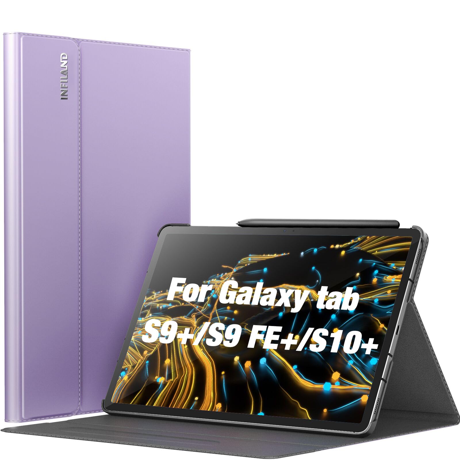 Amazon.com: INFILAND Galaxy Tab S10+ Plus 2024/ S9+ Plus/ S9 FE
