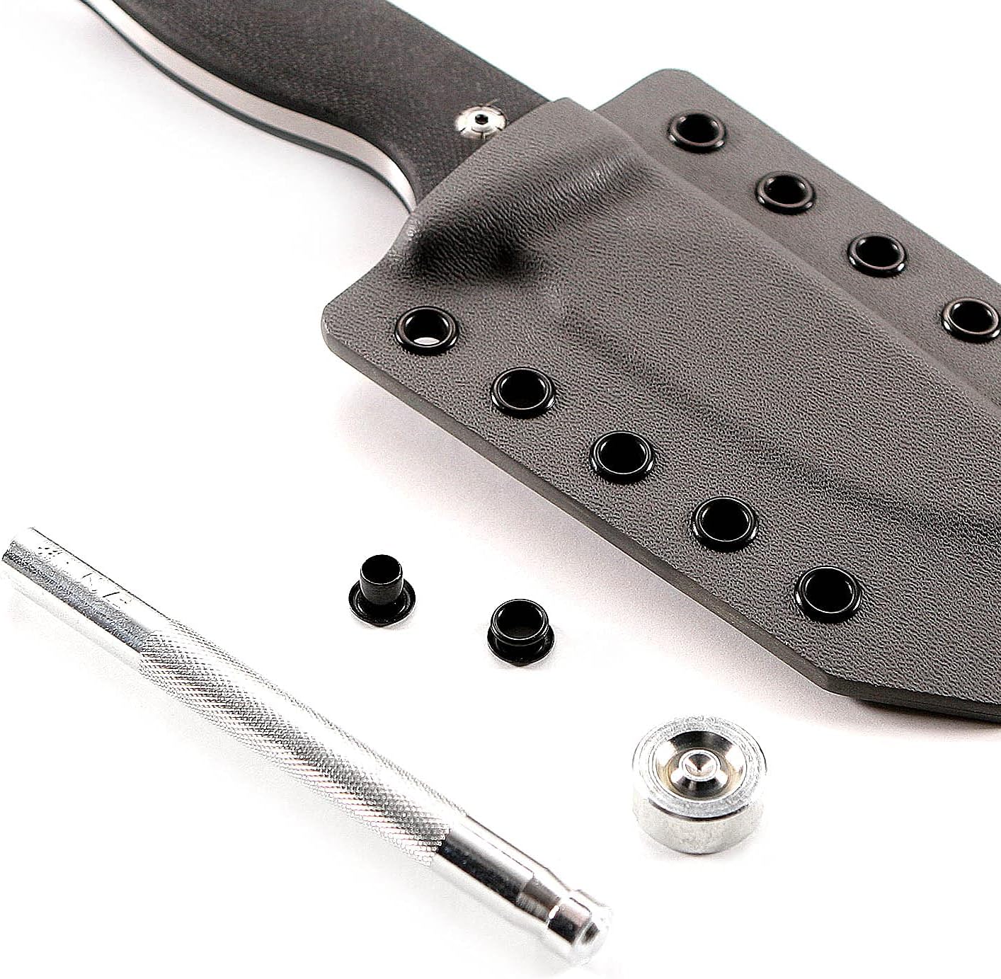 HolsterSmith Eyelet Hand Setter Combo Kit - Includes (1)(#8 Hand Setter) + (1)(#6 Hand Setter) - for DIY Kydex & Leather Holster Making, Upholstery, and Apparel Binding