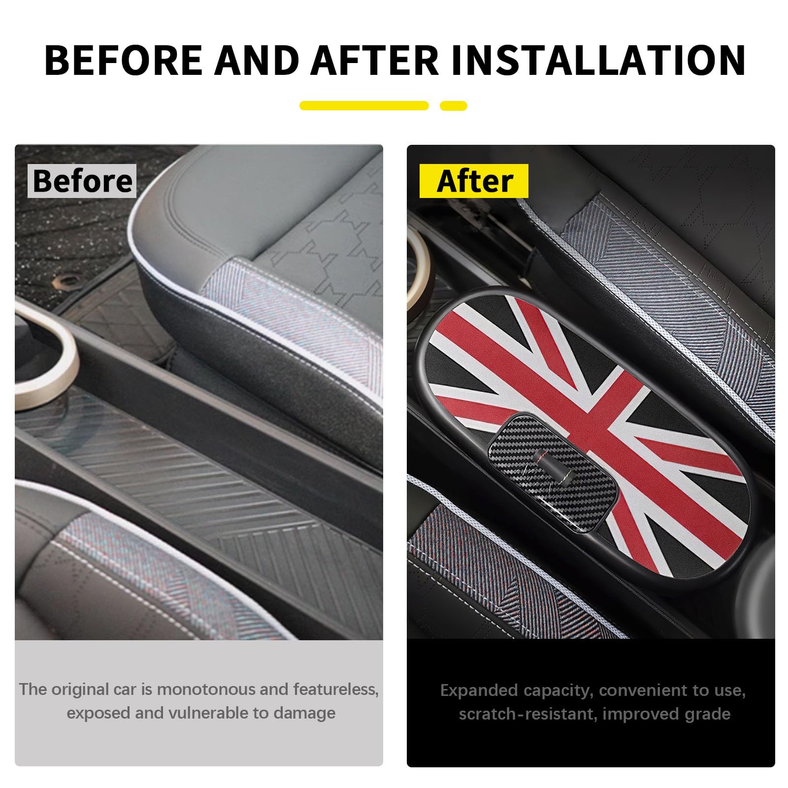 Scatola portaoggetti console centrale Vassoio organizer bracciolo per Mini Cooper Aceman J01 J05 2024 2025 Accessori cambio automatico Vano portaoggetti nella console centrale Mini accessori