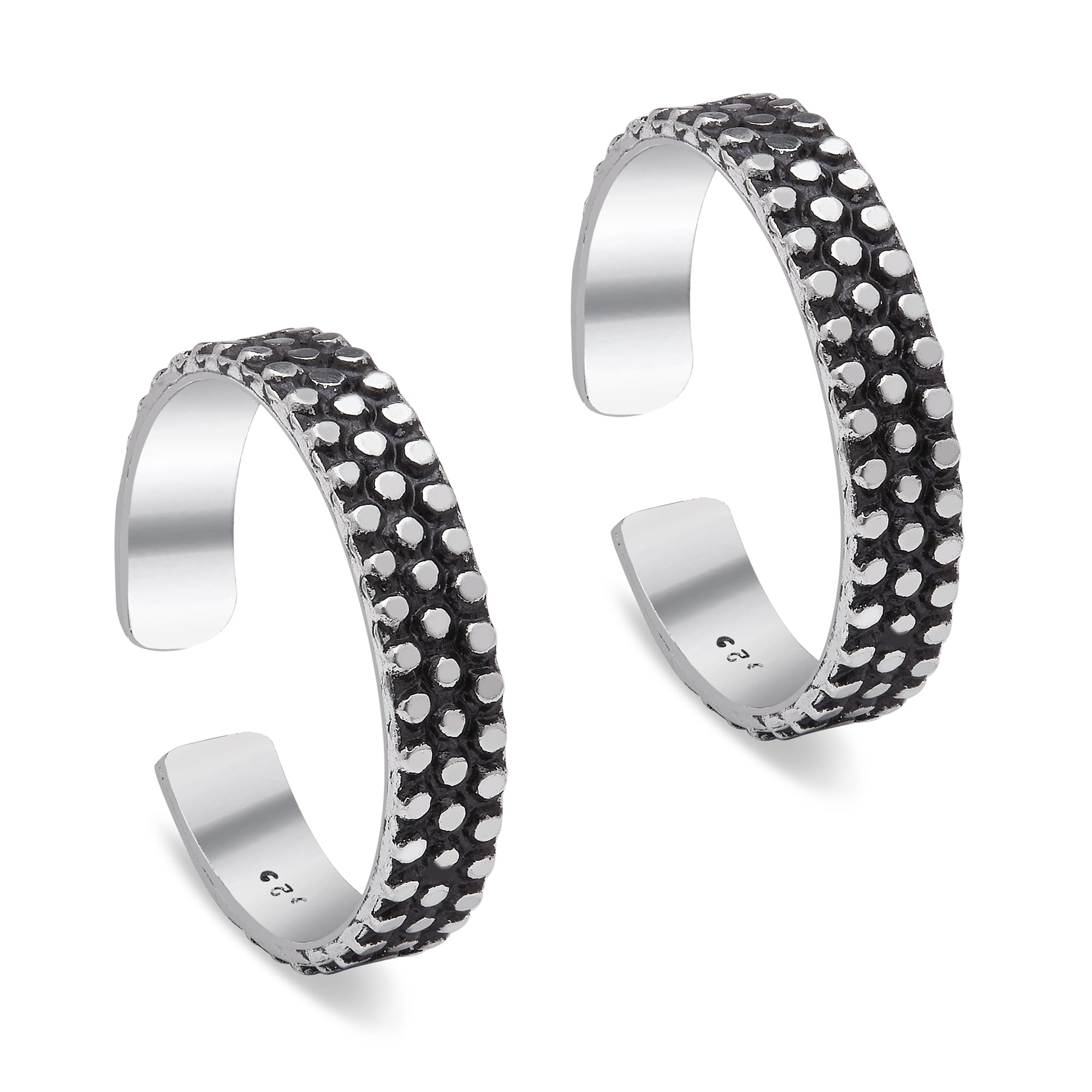 zavya 925 Sterling Silver Oxidized Plated Toe Ring | Gift for Women and Girls | With Certificate of Authenticity and 925 Hallmark-picture-25