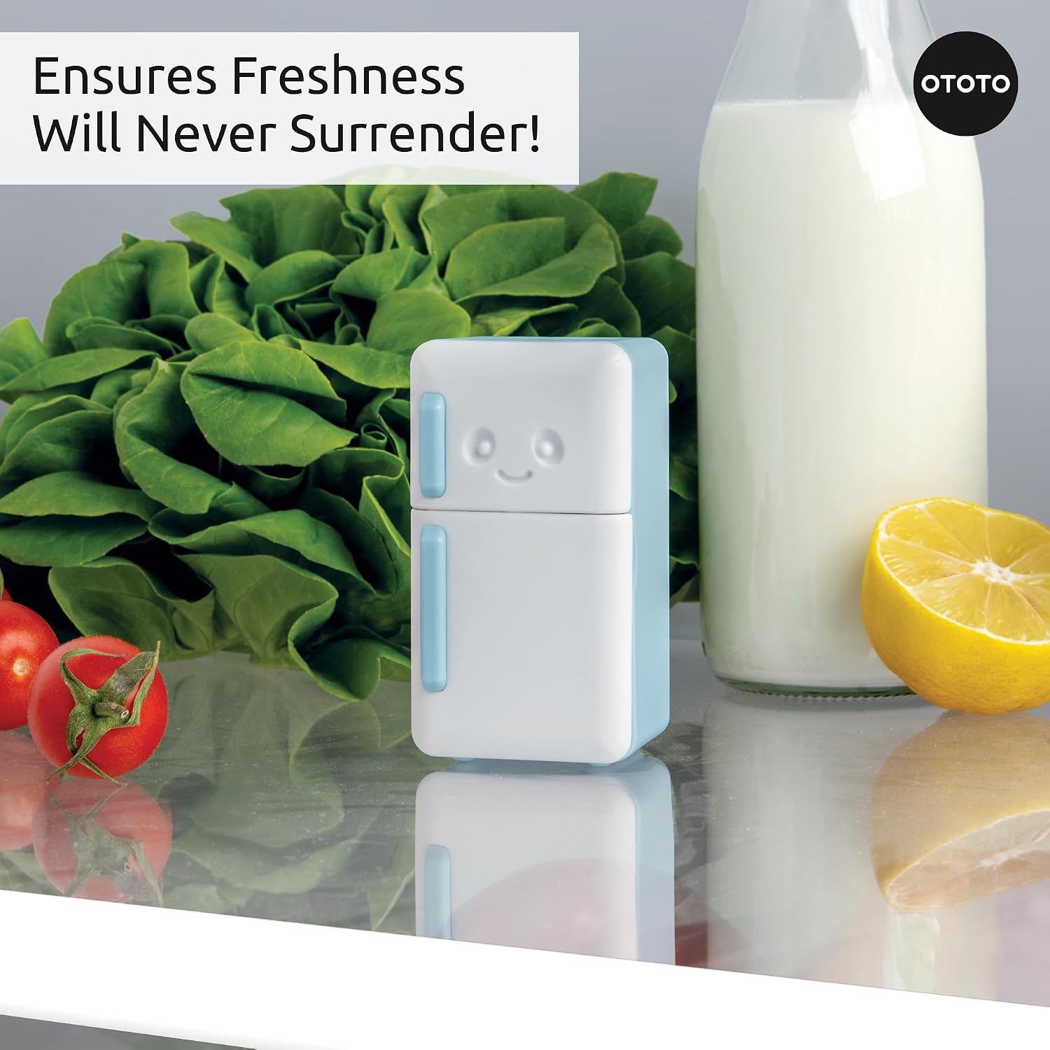 Fridge Deodorizer by OTOTO - Baking Soda Fridge, Refrigerator Deodorizer, Baking Soda Odor Absorber, Cute Gifts, Cute Kitchen (Mushroom), view 13