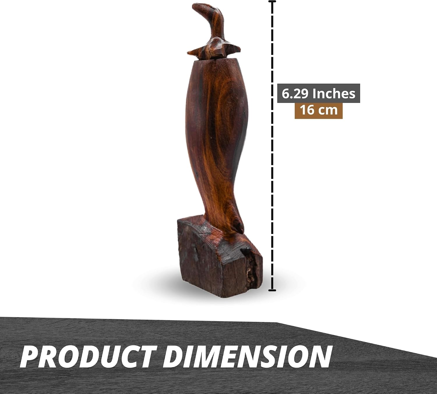 IECAP LLC Ironwood Pepper Grinder – Manual Spice Grinder, Wooden Pepper Mill Grinder, Chiltepin Pepper (Chili)