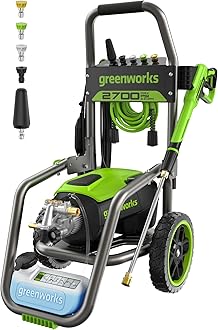 Greenworks Brushless 2700 PSI 2.3 GPM Max/ 1.2 GPM Electric Pressure Washer