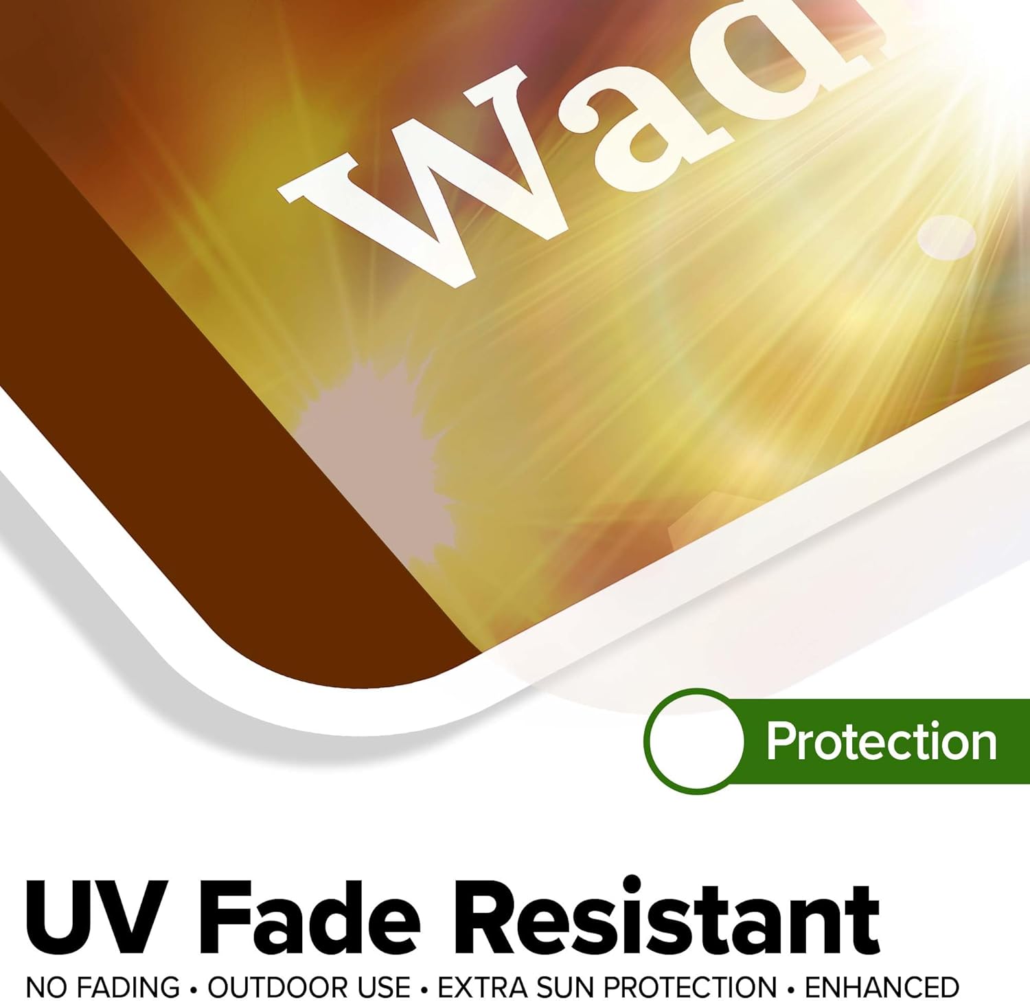 No Wading Sign, 12x18 Inches, Rust Free .063 Aluminum, Fade Resistant, Made in USA by My Sign Center