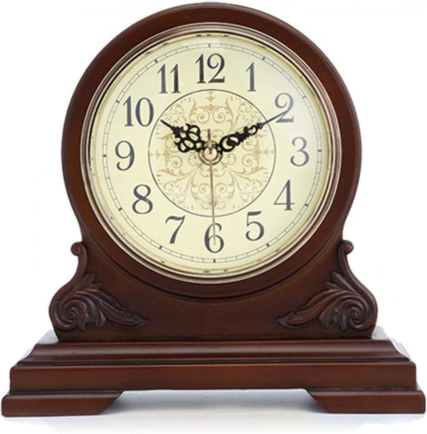 Reloj silencioso de madera para mesa que elimina el tictac