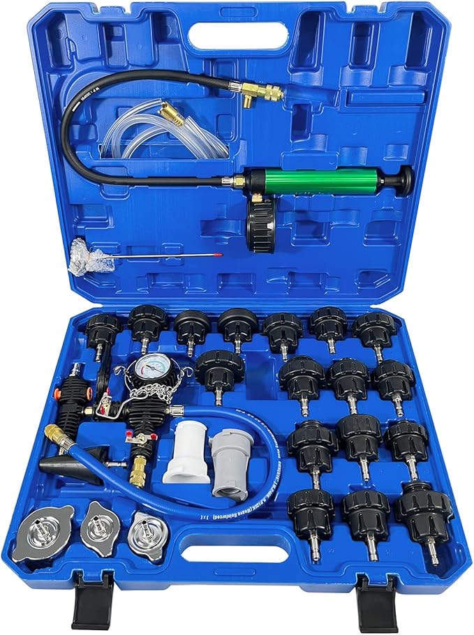 Amazon.com: Endxedo 28PCS Universal Radiator Pressure Tester Vacuum ...