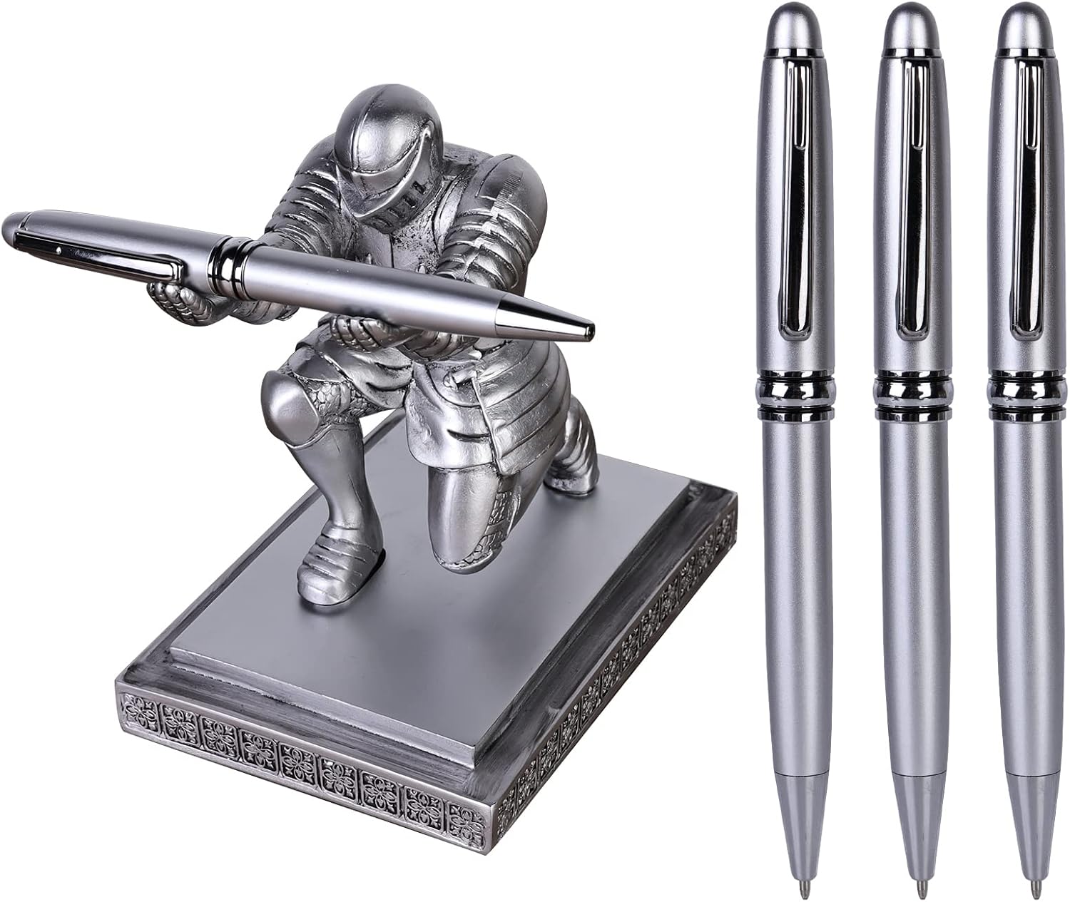 ZUOLUN Knight Pen Holder, Executive Knight Pen Holder with