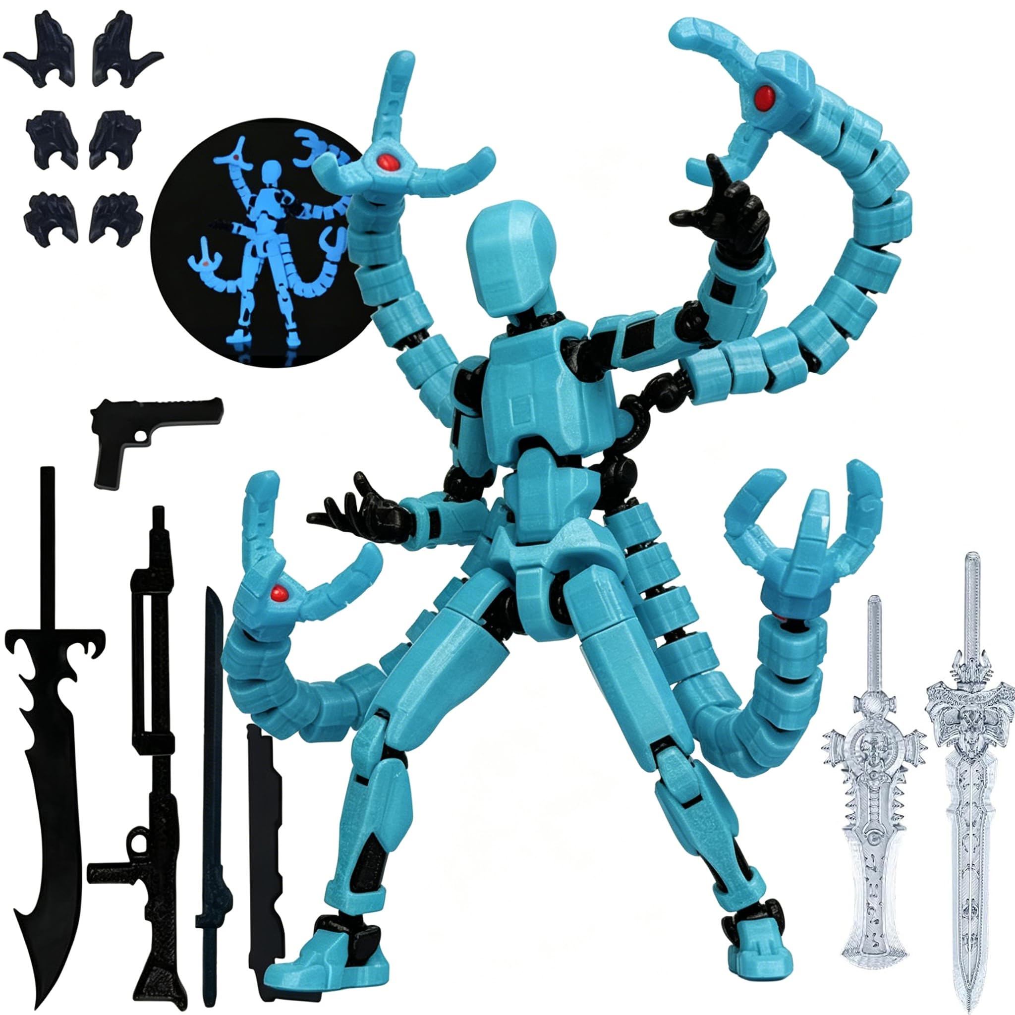 Amazon.com: SGYYSG T-13 Action Figure, Assembly Completed Dummy 13
