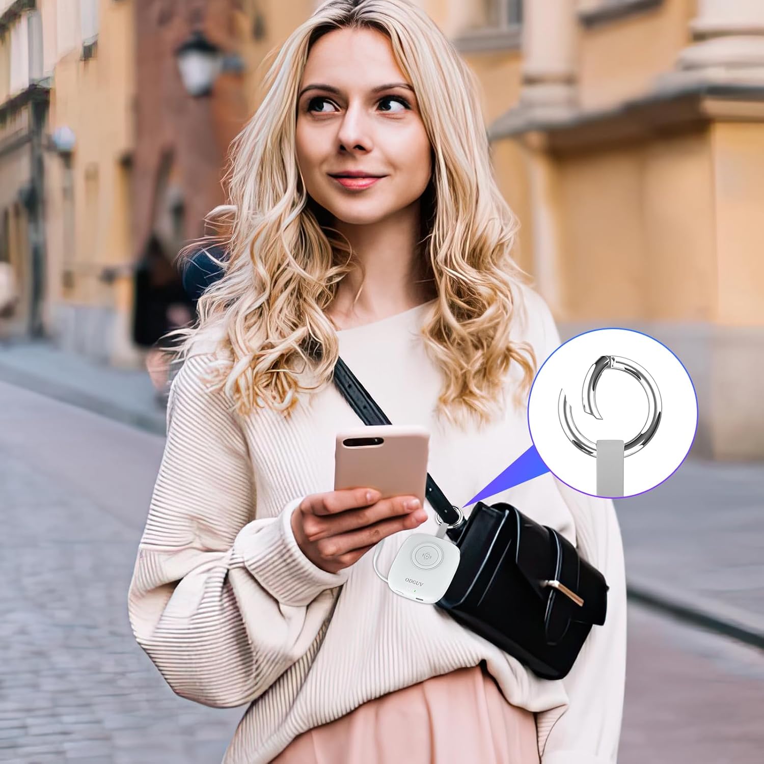 Small Portable Charger 5000mAh,iWatch Wireless Charger Mini Power Bank with Built-in Cable,Travel Keychain Charger for Apple Watch 9/Ultra2/8/Ultra/7/6/Se/5/4/3, iPhone 15/14/13/12/11,Android Phone white image 6 of 7 B0CQCZ3X1Z