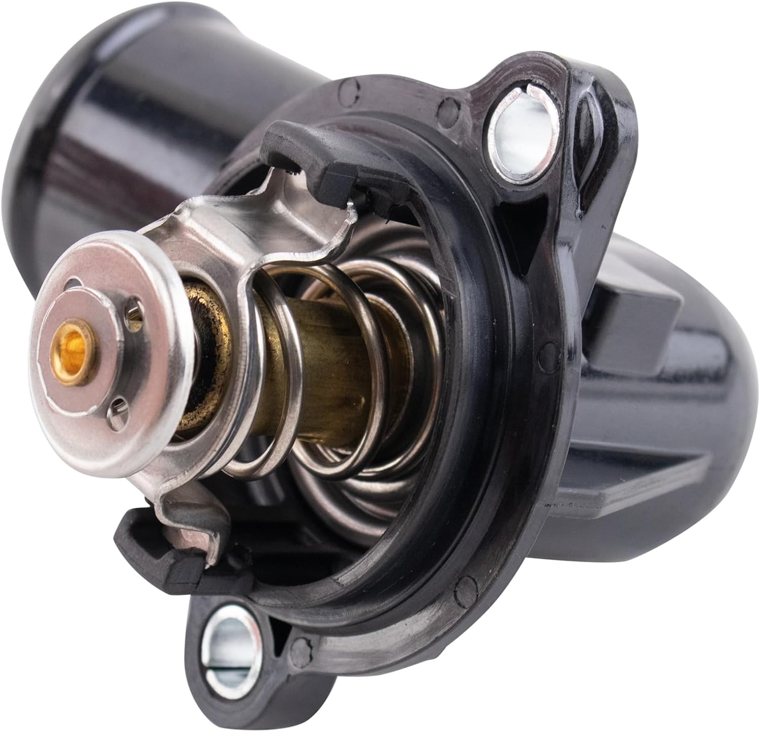 TRQ Thermostat with Housing Assembly Compatible with 2014-2022 Jeep 2014-2022 Ram