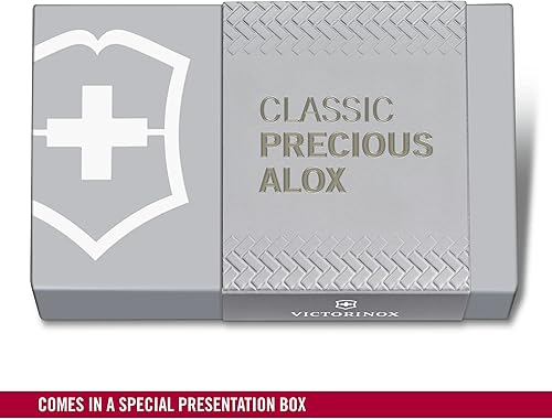 Vista 97 de Victorinox Classic SD Precious Alox Swiss Army Cuchillo compacto de 5 funciones de fabricación suiza con hoja pequeña, destornillador y llavero